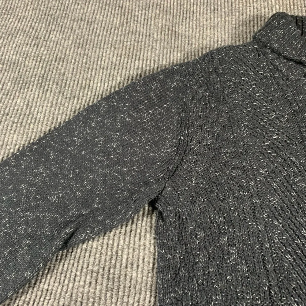 Method Sweater Men's Extra Large Blue Cable Knit Collared Toggle Cotton Blend‎